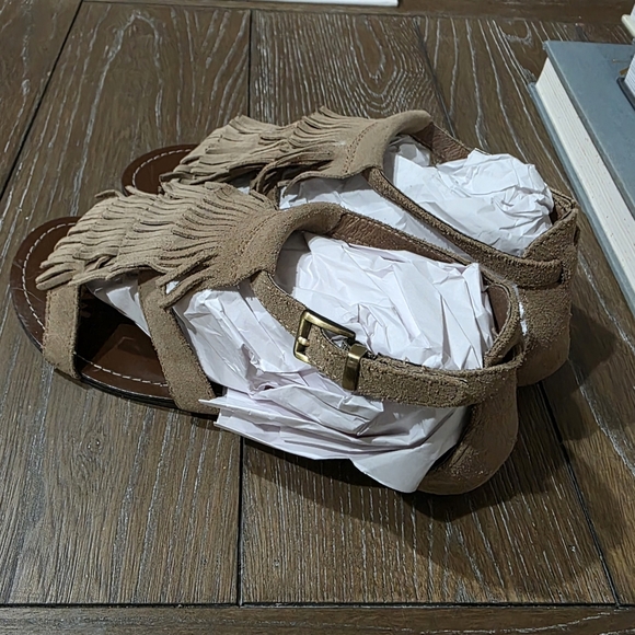 Minnetonka Fringe Sandal, Womens Size 9.5 - Picture 3 of 11